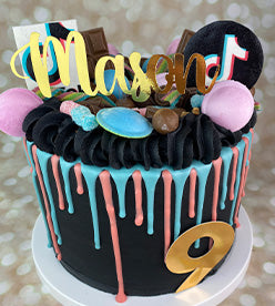 TikTok birthday cake