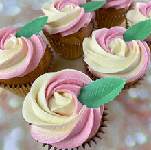 Load image into Gallery viewer, Box of &#39;Roses&#39; Cupcakes