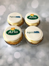 Load image into Gallery viewer, Half Branded Logo Cupcakes