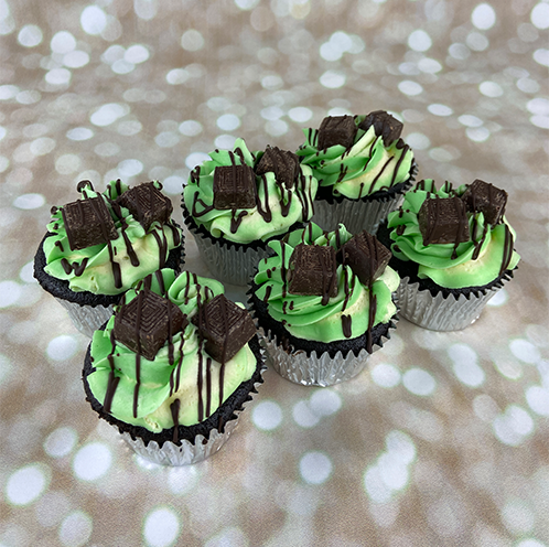 Minty After Eight Cupcakes
