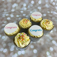 Load image into Gallery viewer, Gluten-Free Congrats Cupcakes (Personalised)